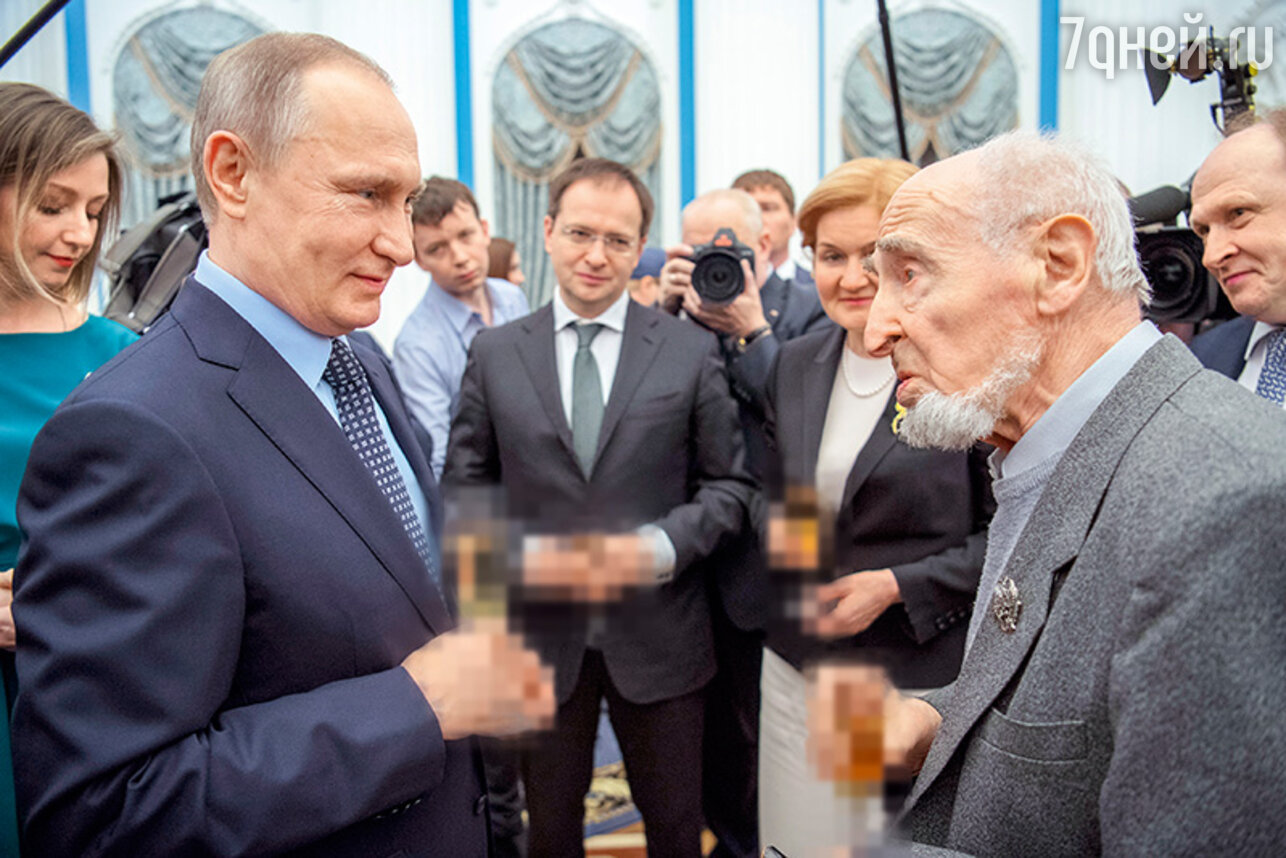 Владимир Путин и Леонид Шварцман